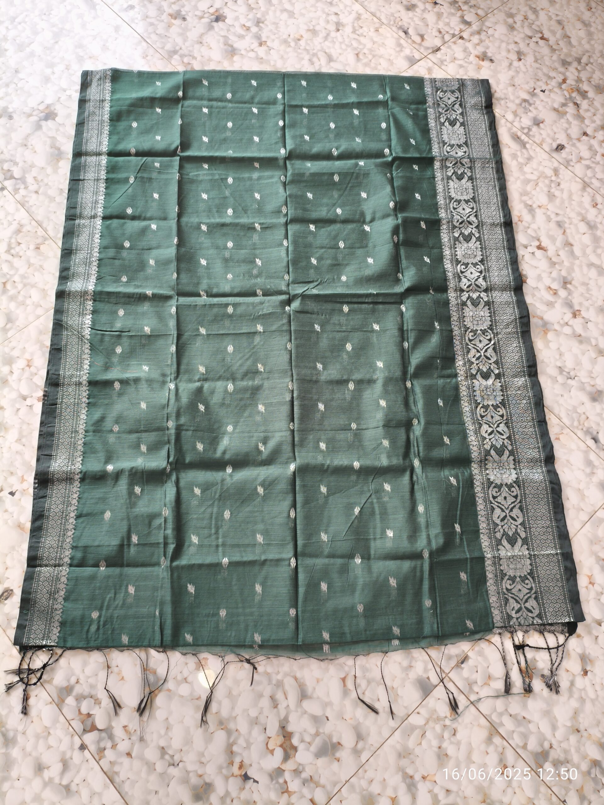 Copper & Still Jori Handloom Saree - Image 2