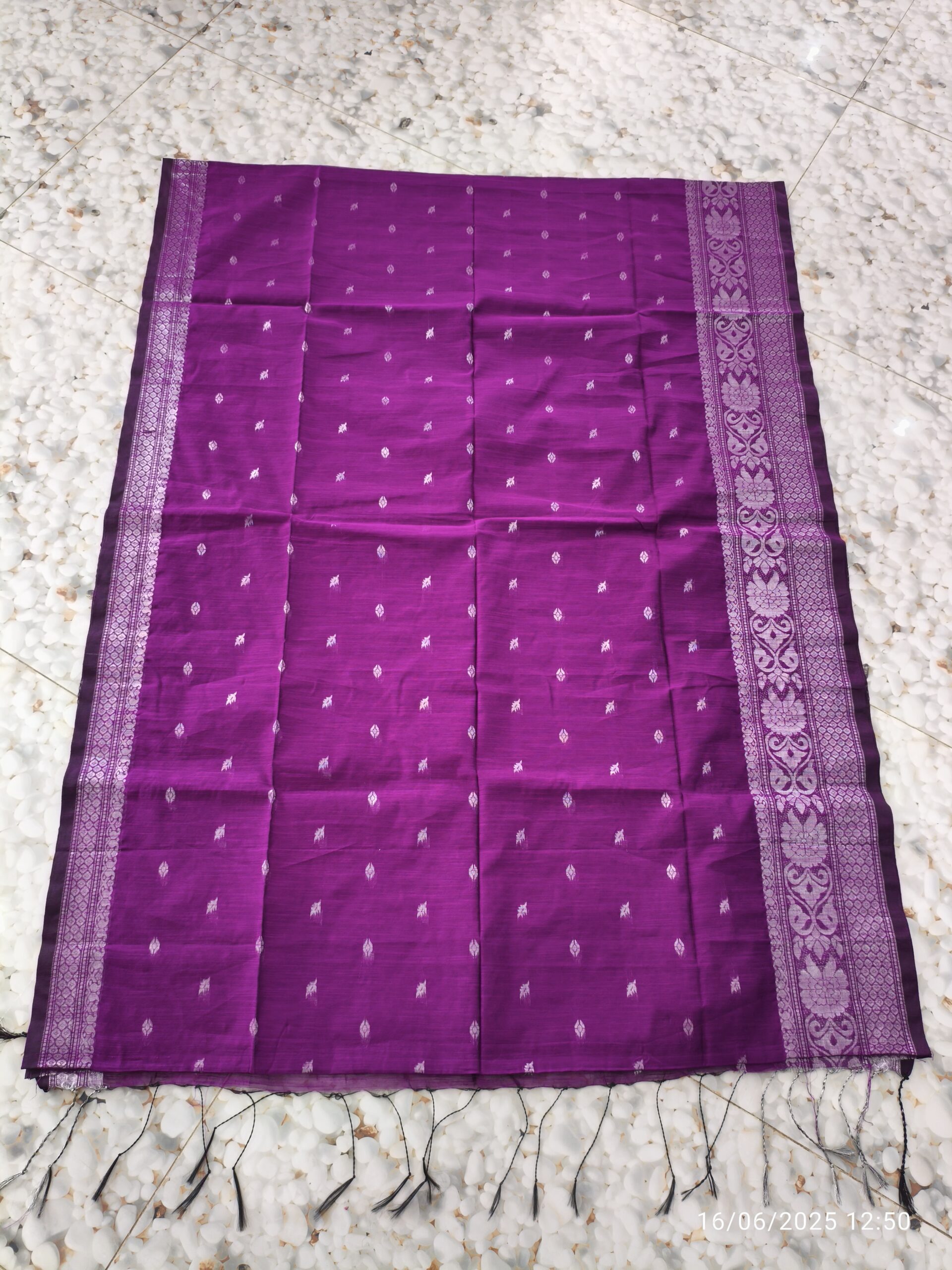 Copper & Still Jori Handloom Saree - Image 9