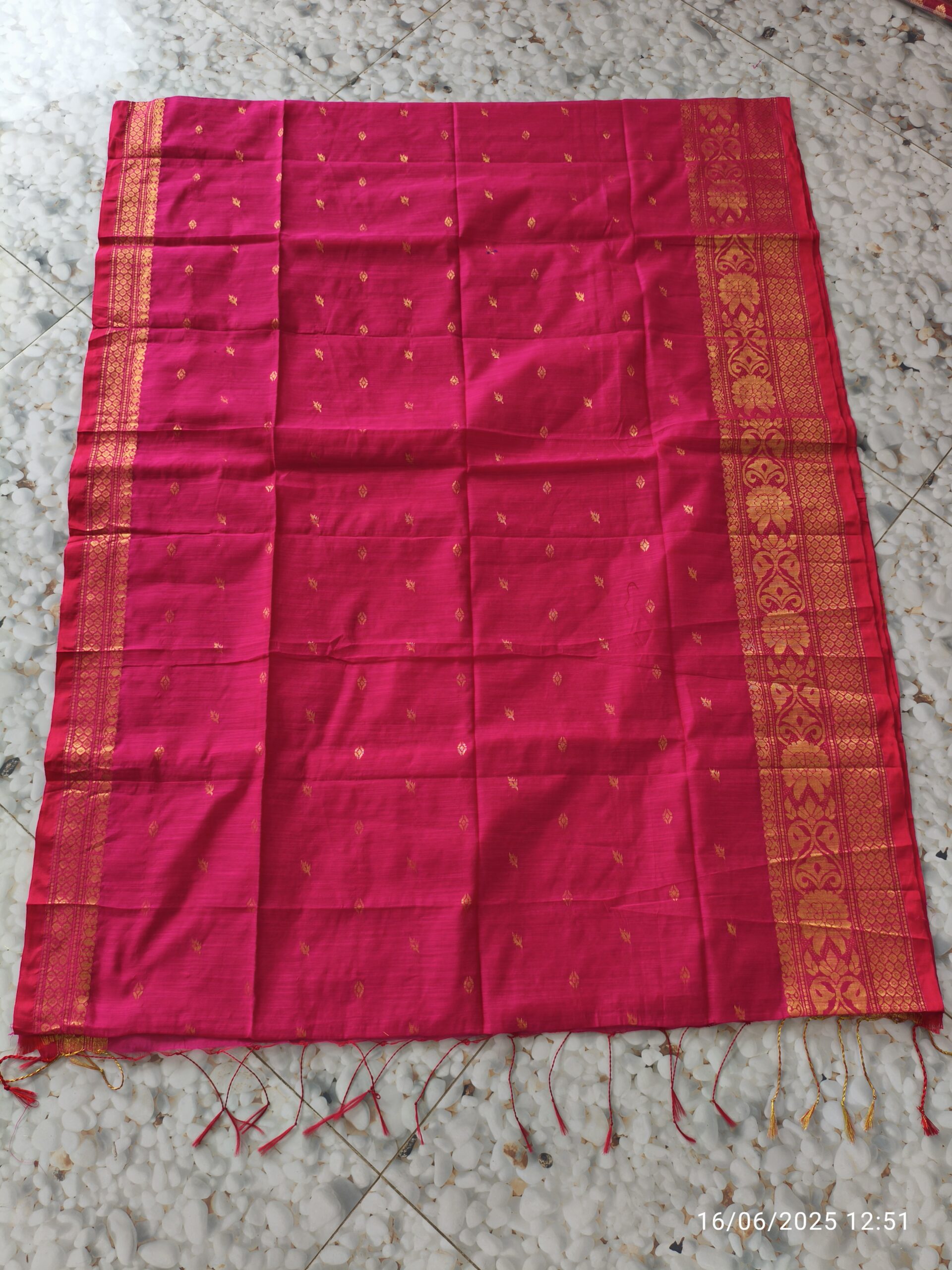 Copper & Still Jori Handloom Saree - Image 8