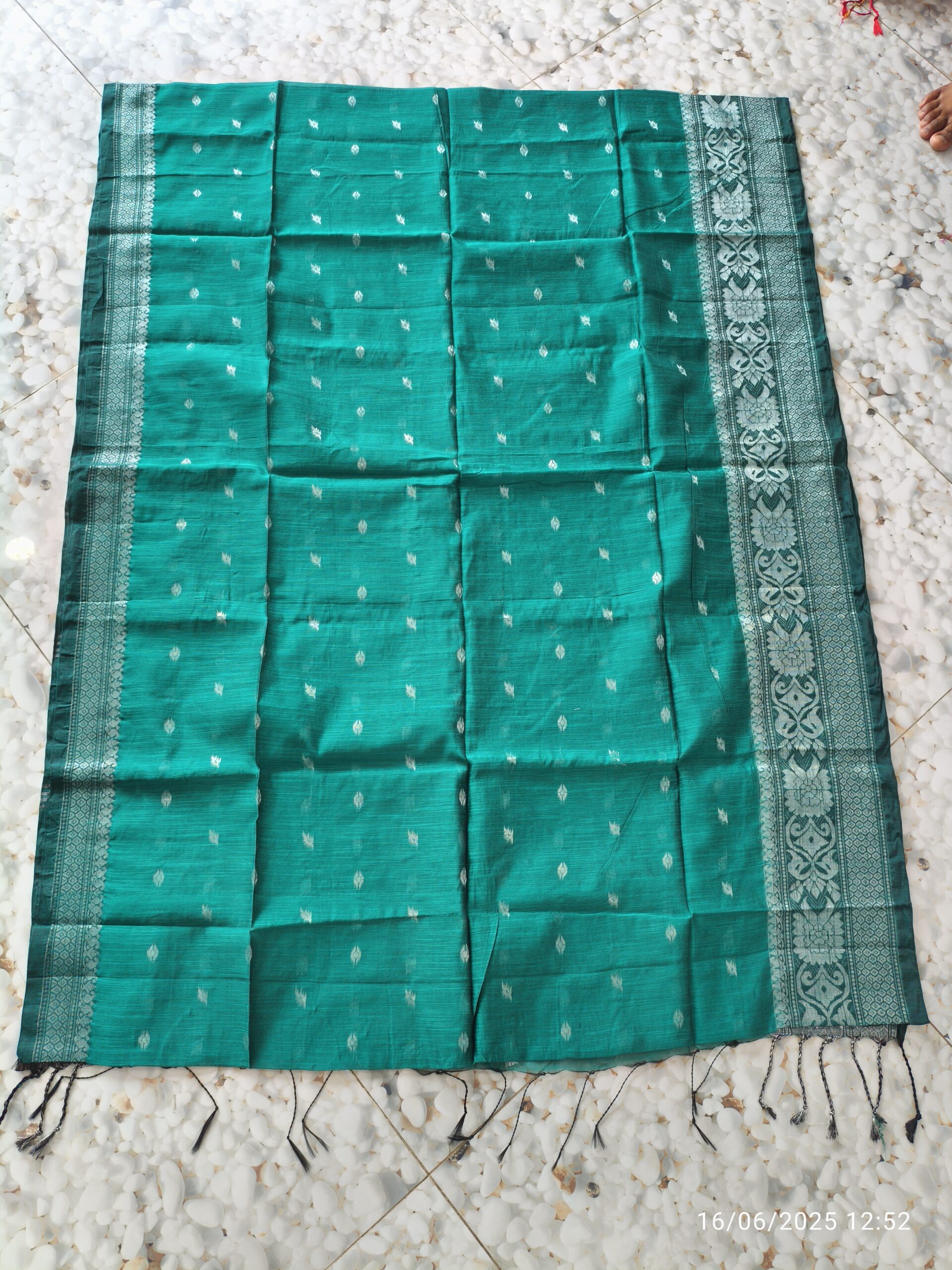 Copper & Still Jori Handloom Saree - Image 7