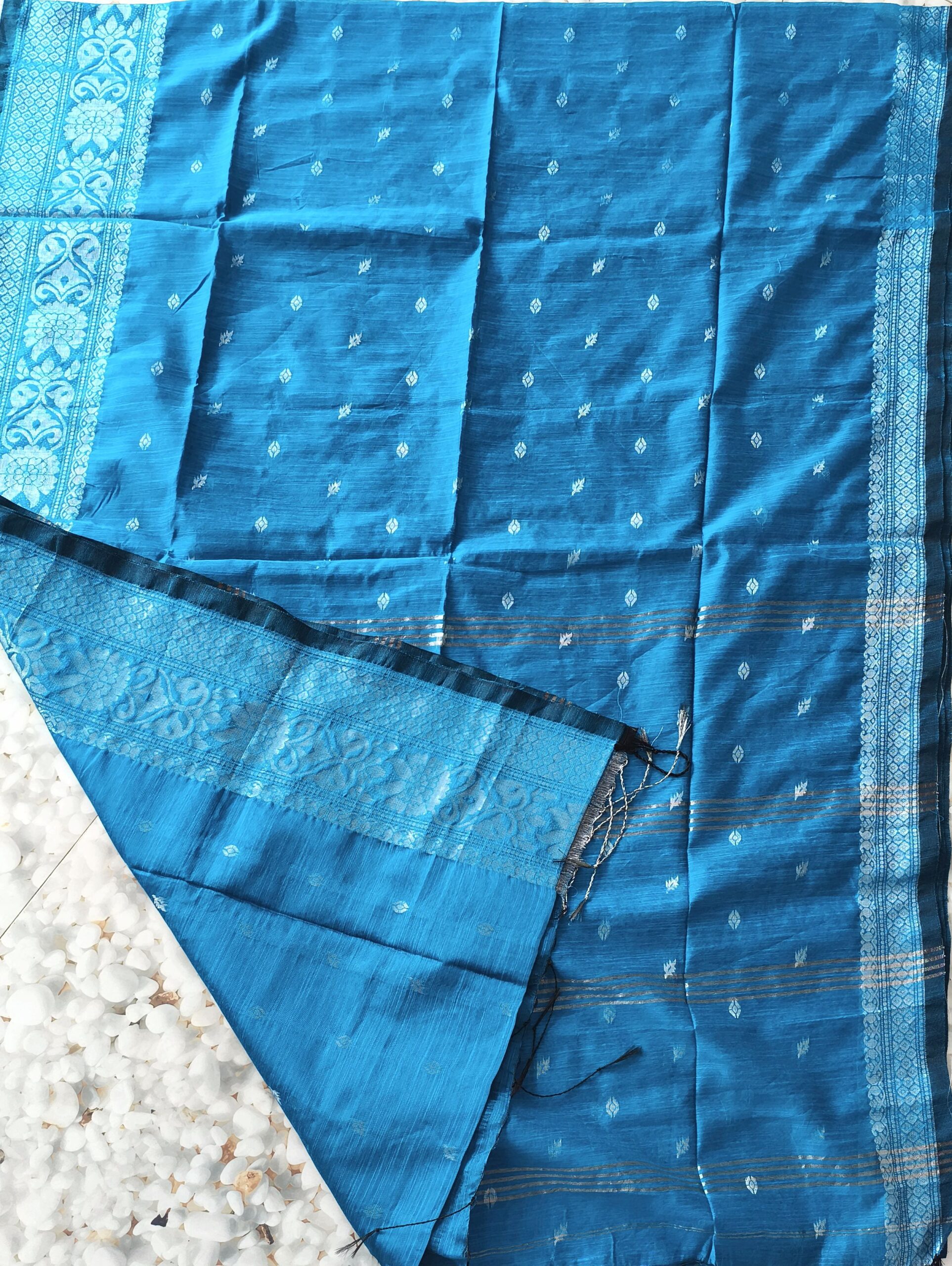 Copper & Still Jori Handloom Saree - Image 6