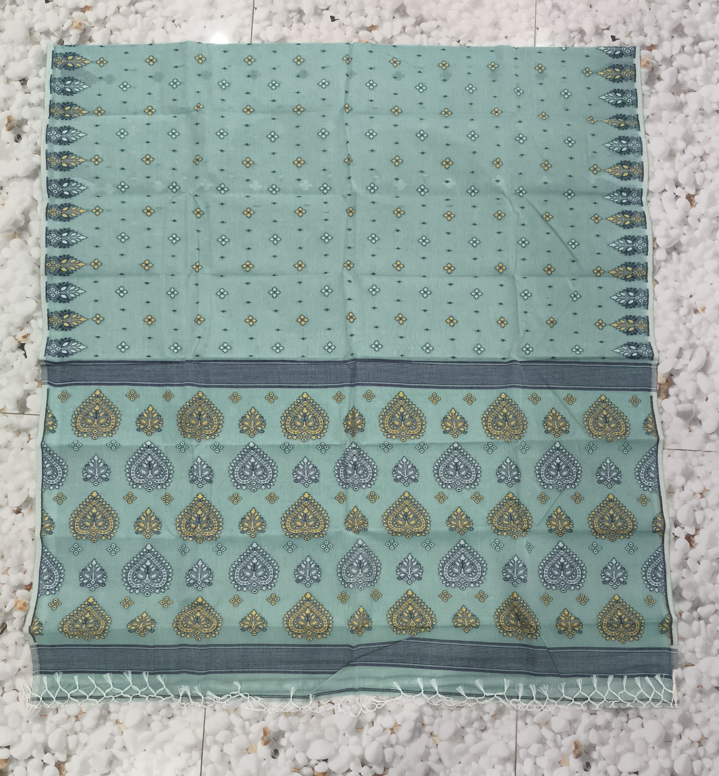 Cotton Dhakai Jamdani - Image 3